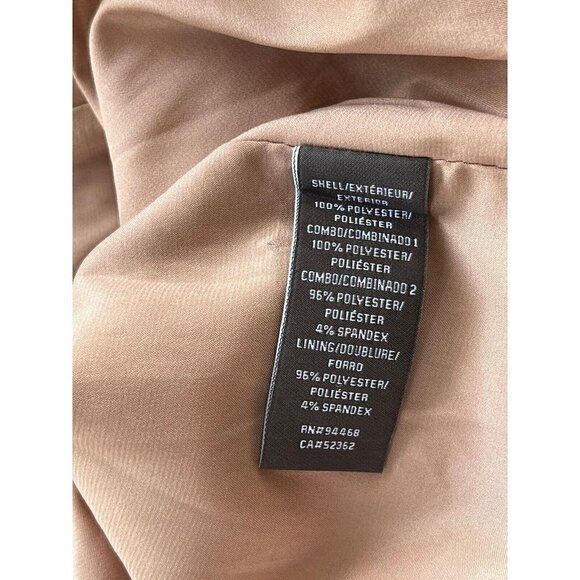 Vera Wang Women's Black Floral Ruffle Lace Cocktail Dress Size 8 - Picture 11 of 11